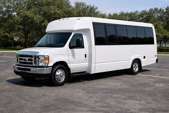 18-passenger minibus available for charter in Vernon, TX